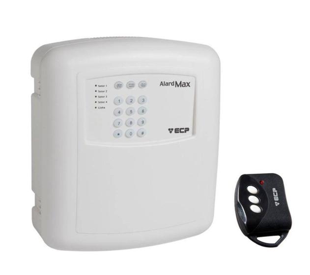 Imagem de Central De Alarme Sem Fio Ecp Alard Max 4 com Controle