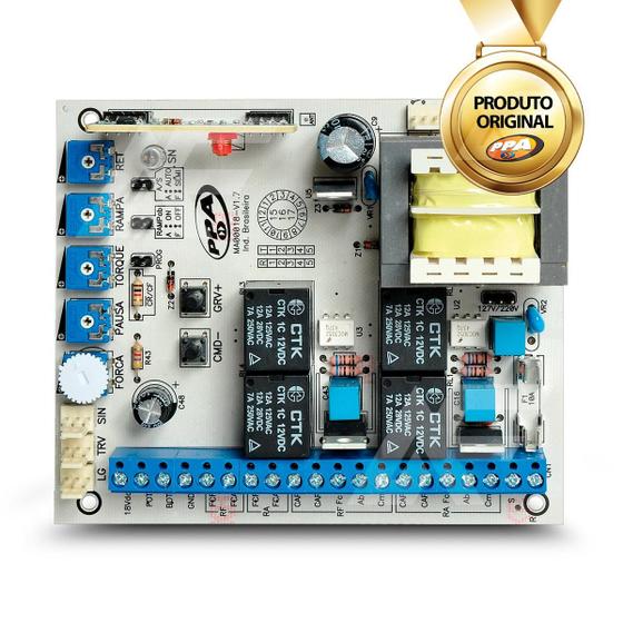 Imagem de Central De Comando Dupla 5t P/ Portão Eletrônico Pivotantes PPA