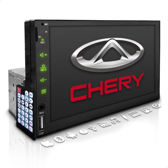 Imagem de Central Multimidia 1 Din Mp5 7 Espelha Android Ios  Chery
