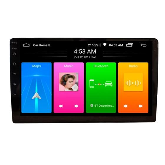 Imagem de Central Multimidia 2 Din Android Auto Bt Usb Fp Import