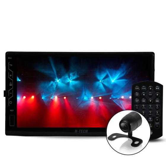 Imagem de Central Multimídia 7 Polegadas Universal MP5 H-Tech  HT-3022 com Espelhamento