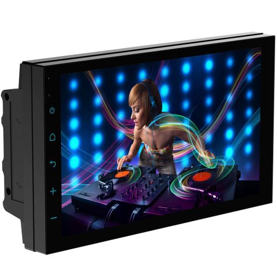 Imagem de Central Multimídia 7pol Universal Mp5 CarPlay Android Auto Espelhamento Android IOS 4x50W