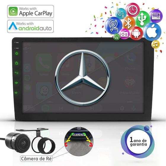 Central Multimidia 9 Pol Apple Carplay Android Auto Bt Mercedes Menor preço em Central Multimidia 9 Pol Apple Carplay Android Auto Bt Mercedes
