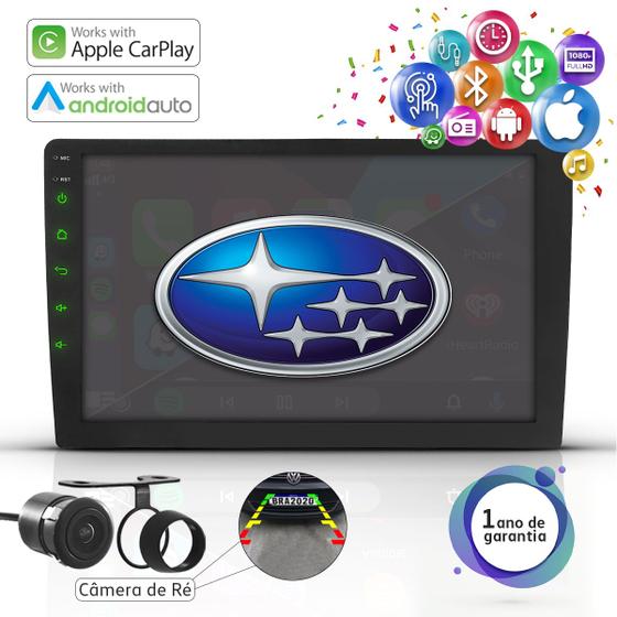 Imagem de Central Multimidia 9 Pol Apple Carplay Android Auto Bt Subaru