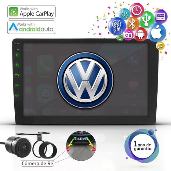 Central Multimidia 9 Pol Apple Carplay Android Auto Bt Volkswagen Menor preço em Central Multimidia 9 Pol Apple Carplay Android Auto Bt Volkswagen