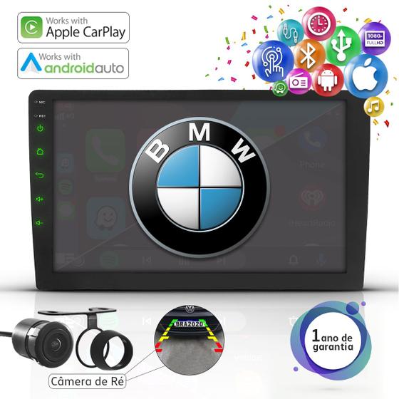 Imagem de Central Multimidia 9 Pol Apple Carplay Android Bt BMW