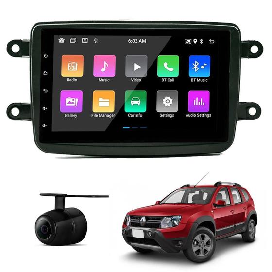 Imagem de Central Multimídia Android 2Gb Carplay Renault Duster 11-19