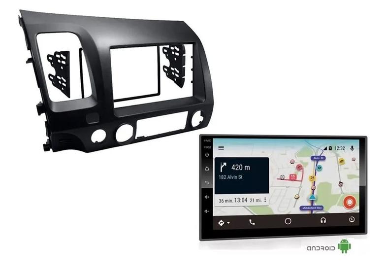 Imagem de Central Multimídia Android 7 Polegadas Bt Civic 2007 a 2011