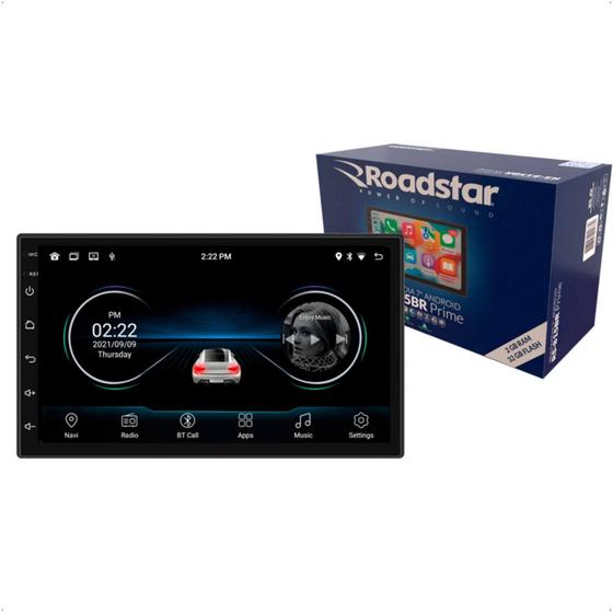 Imagem de Central Multimídia Android 7pol Roadstar CarPlay AndroidAuto Rádio FM Espelhamento Touch GPS BT 32/2 GB Wi-Fi- RS815BR