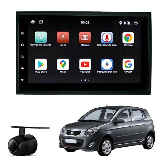 Imagem de Central Multimídia Android Bt Gps Wifi Kia Picanto 2006-2010