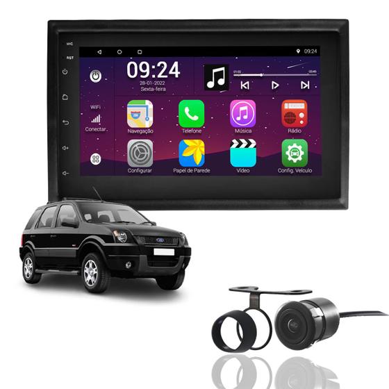 Imagem de Central Multimídia Android Dvd Mp5 2din Ford Ecosport Wifi Gps