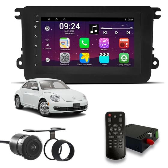 Imagem de Central Multimídia Android Dvd Mp5 2din New Beetle Wifi Gps TV