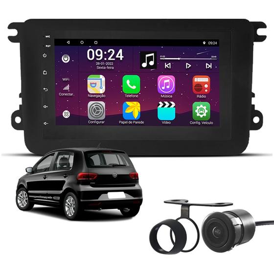 Imagem de Central Multimídia Android Dvd Mp5 2din Volkswagen Fox Wifi Gps