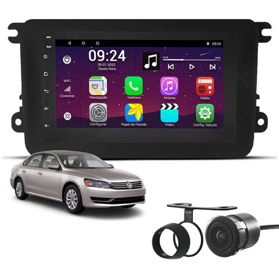 Imagem de Central Multimídia Android Dvd Mp5 2din Volkswagen Passat Wifi Gps