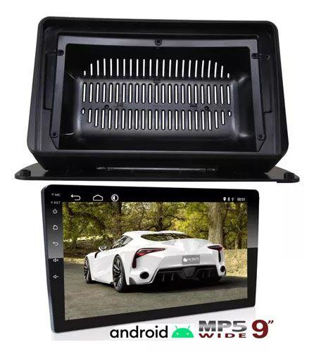 Imagem de Central Multimidia Android Etech 9 Pole Moldura Painel Plano