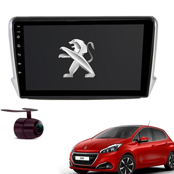 Imagem de Central Multimidia Android12.0 Peugeot 208 2012 a 23 Gps Wifi Usb Bluetooth Câmera ré Espelhamento Rádio FM Tela 9 pol Ips - 2GB ram
