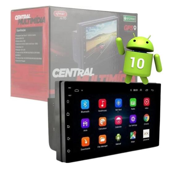 Imagem de Central Multimídia Automotiva Android 10 Mp4 Câmera 2 Din Bluetooth Knup KP-C31AN1