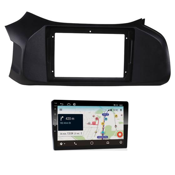 Imagem de Central Multimidia Car Play Etech 9 Polega Spin Onix 12 a 18
