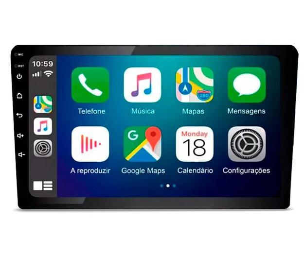 Imagem de Central Multimídia Carplay E Android Auto 10 Polegadas Bt
