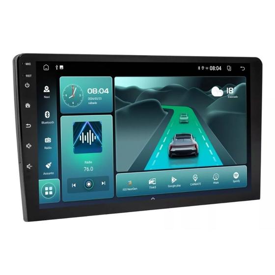 Imagem de CENTRAL MULTIMIDIA CARTABLET UNIVERSAL ADAK 9" QUADCORE 64GB FLASH 2GB RAM ANDROID COM CARPLAY e ANDROID AUTO