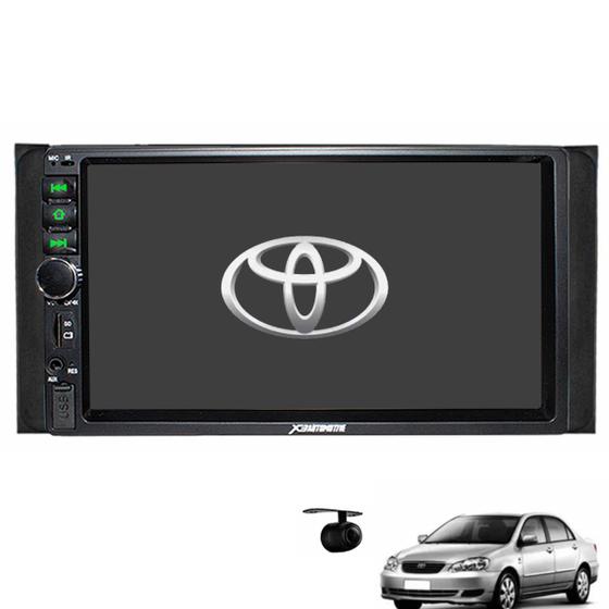 Central Multimídia Corolla 2003 2004 2005 2006 2007 Mp5 2 din tela 7 fm usb aux bluetooth espelhamento Menor preço em Central Multimídia Corolla 2003 2004 2005 2006 2007 Mp5 2 din tela 7 fm usb aux bluetooth espelhamento