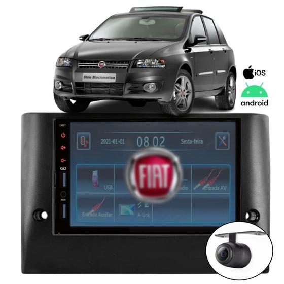 Imagem de Central Multimídia Fiat Stilo 2005 2006 2007 2008 Mp5 Bluetooth USB