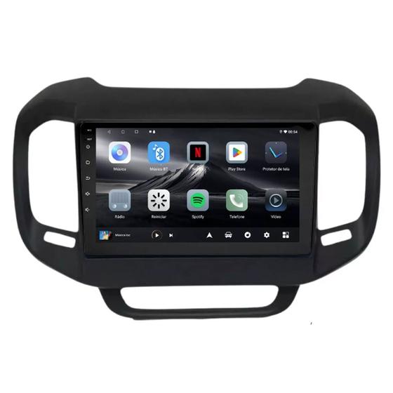 Imagem de Central Multimídia Fiat Toro 2015 2016 2017 2018 2019 Adak G2 Preto Fosco Tela de 9" QLED 2GB de RAM 64GB Android Auto e Carplay + Câmera de ré