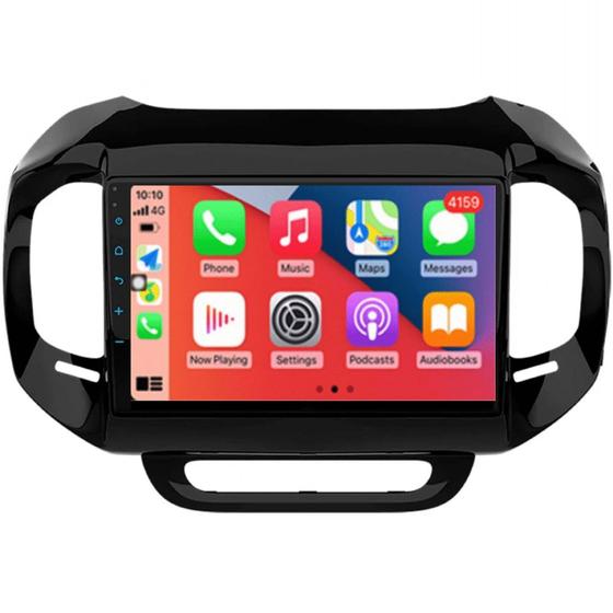 Imagem de Central Multimidia Fiat Toro Vulcano Android Auto Carplay Sem Fio Tela 9''