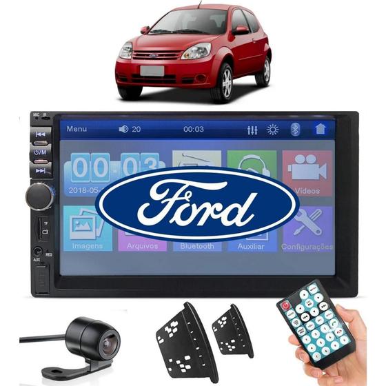 Imagem de Central Multimidia Ford Ka 2008 Mp5 Espelhamento Moldura Câmera De Ré