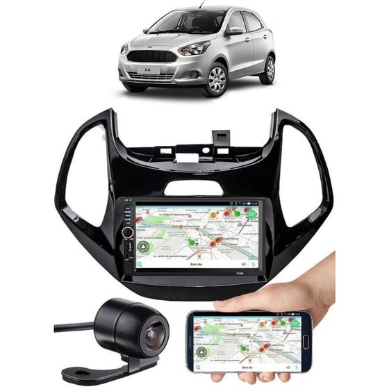 Central Multimidia Ford Ka 2018 Mp5 Espelhamento Moldura Câmera De Ré Menor preço em Central Multimidia Ford Ka 2018 Mp5 Espelhamento Moldura Câmera De Ré