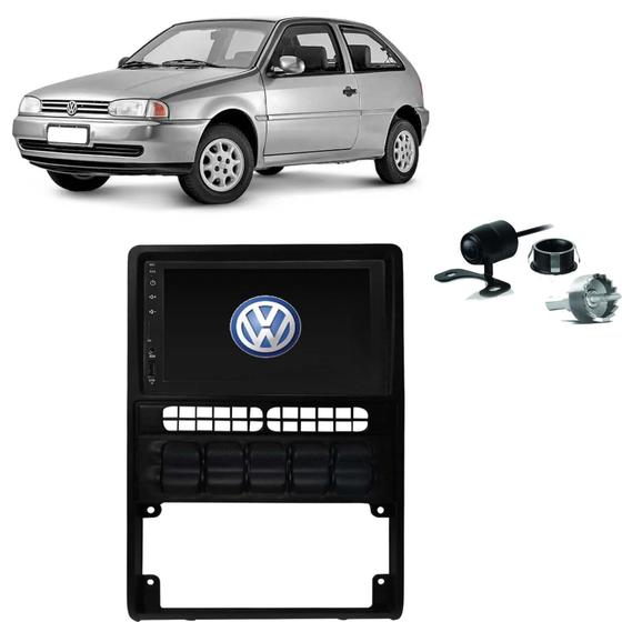 Imagem de Central Multimídia Gol G2 Mp5 / Mp8 + Moldura + Câmera