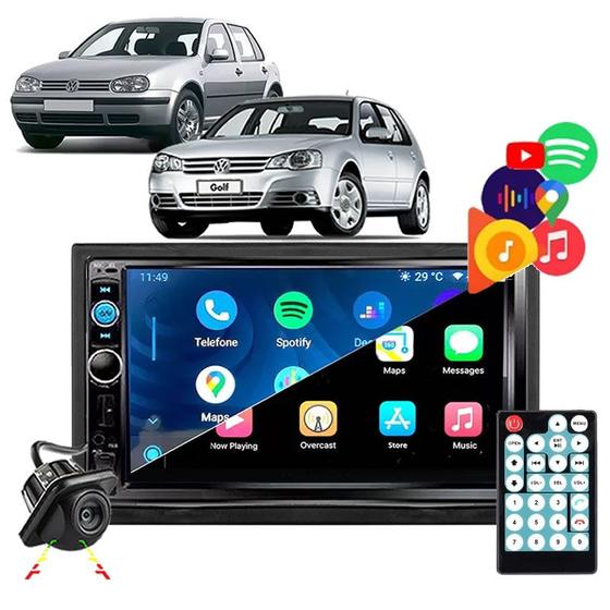 Imagem de Central Multimídia Golf 2001 Câmera Ré Bluetooth Espelha