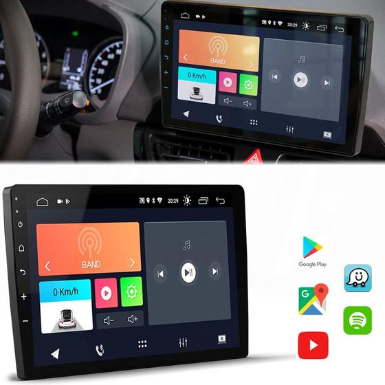 Imagem de Central Multimidia HB20 2020 10.1" Android 10 com 2 USB Bluetooth Espelhamento Google Play Faaftech 