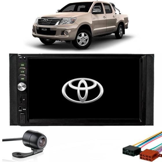 Imagem de Central Multimidia Hilux 2007 Mp5 Espelhamento Moldura Câmera de Ré