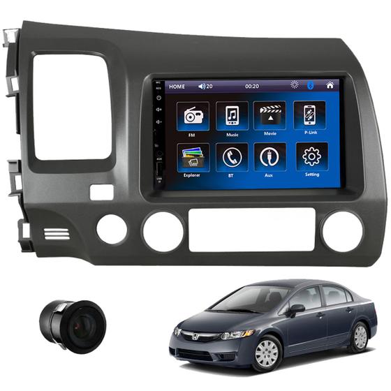 Central Multimídia Honda Civic 2007 2008 2009 2010 2011 - Force One ...