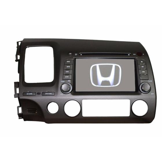 Central Multimídia Honda Civic 2007 2008 2009 2010 2011 X3 automotive Central Multimídia