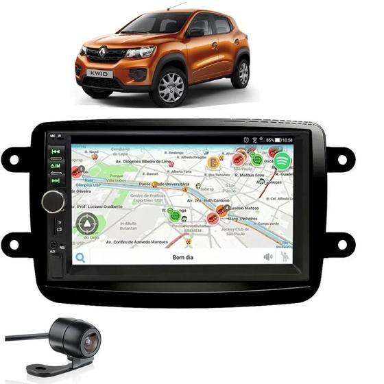 Imagem de Central Multimidia Kwid 2020 Mp5 Espelhamento Moldura Câmera De Ré