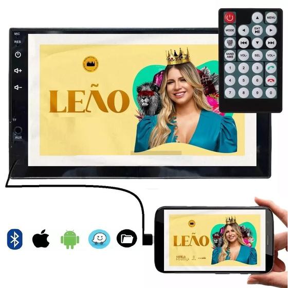 Central Multimídia Mp5 1 Din Bluetooth Usb Espelhamento - KNUP ...