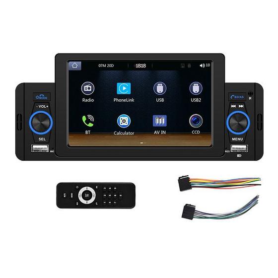 Central Multimidia MP5 1Din 5 Polegadas, Bluetooth, USB, Espelha o Celular - Xima é boa?