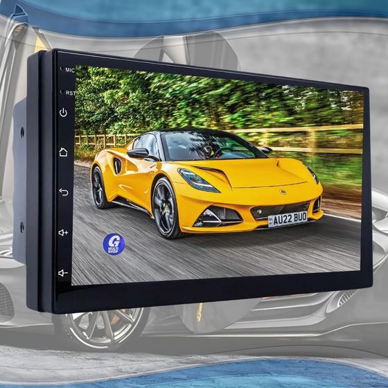 Imagem de Central Multimídia Mp5 2 Din Android 12 Wifi Gps Bluetooth Tela 7 Polegadas Espelhamento