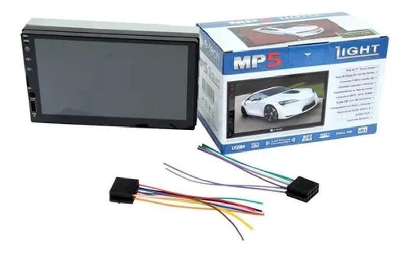Imagem de Central Multimídia Mp5 2 Din Touch+ Espelha Com Camera De Ré