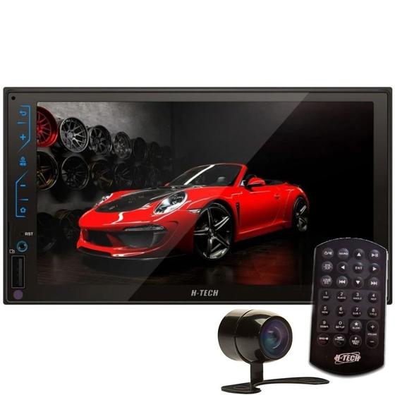 Imagem de Central multimídia Mp5 2Din Espelhamento Android e IOS H-tech HT-3220TV + Câmera de ré