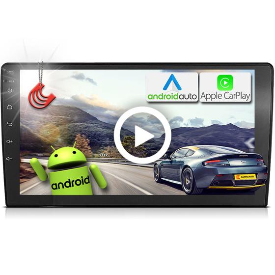 Imagem de Central Multimídia Mp5 9 polegada Androidauto Carplay GPS Wifi Android Espelhamento H-tech HT-9623CA