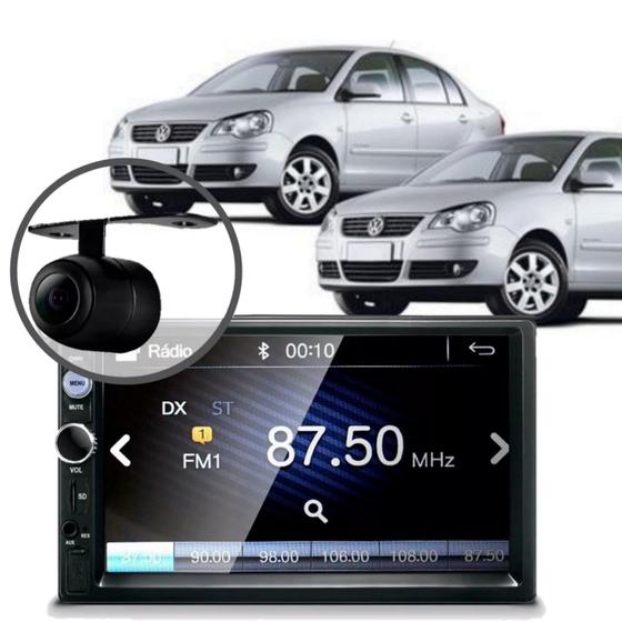 Imagem de Central Multimídia Mp5 Polo Sedan 2001 Câmera Bluetooth Espelhamento