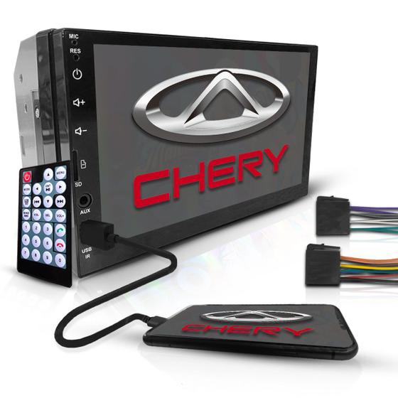 Imagem de Central Multimidia Mp5 Touch 2 Din Espelha Bt Chery