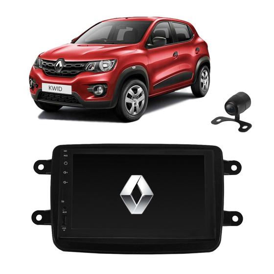 Imagem de Central Multimídia Mp8 Kwid + Moldura + Câmera