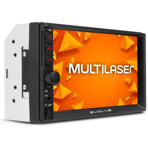 Central Multimídia Multilaser Evolve GP348 2 Din 7" BT Espelhamento Android Iphone MP3 GPS Menor preço em Central Multimídia Multilaser Evolve GP348 2 Din 7" BT Espelhamento Android Iphone MP3 GPS