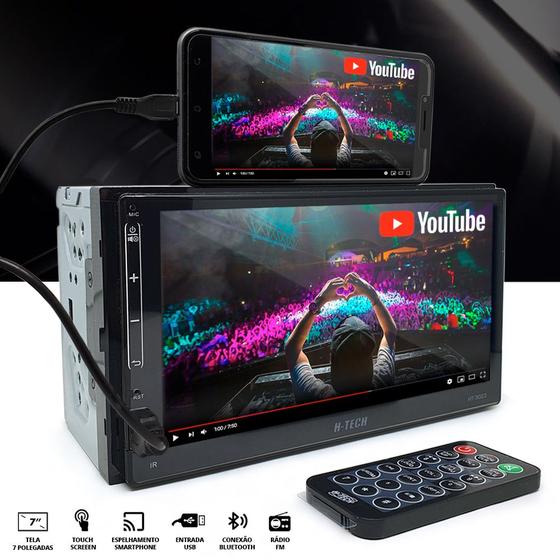 Imagem de Central Multimídia Padrão Japonês Chery S18 2012 2013 Bluetooth USB 7 Polegadas Touch Espelhamento Android Auto Carplay