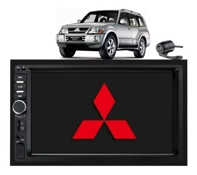 Imagem de Central Multimidia Pajero Full 2001 2002 2003 2004 2005 2006 2007 Mp5 Moldura Câmera