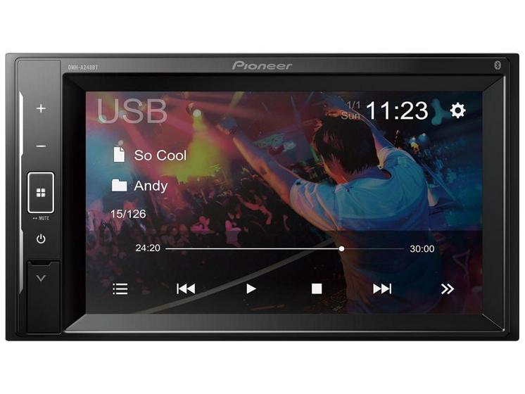 Central Multimídia Pioneer DMH-A248bt 2din 6,2pol Bluetooth Menor preço em Central Multimídia Pioneer DMH-A248bt 2din 6,2pol Bluetooth